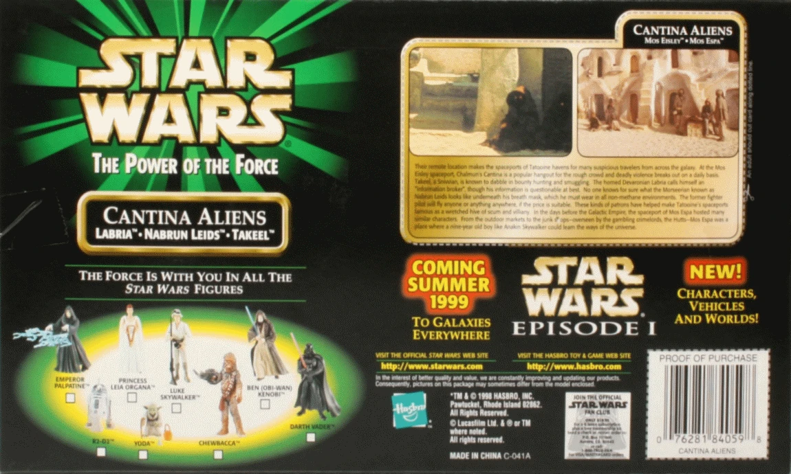 Cantina Aliens (84059) | Star Wars Merchandise Wiki | Fandom