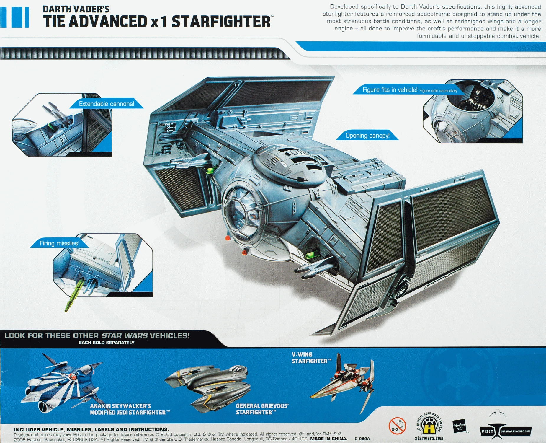 tie様 Darth Vader's TIE Advanced x1 Starfighter (87889) | Star