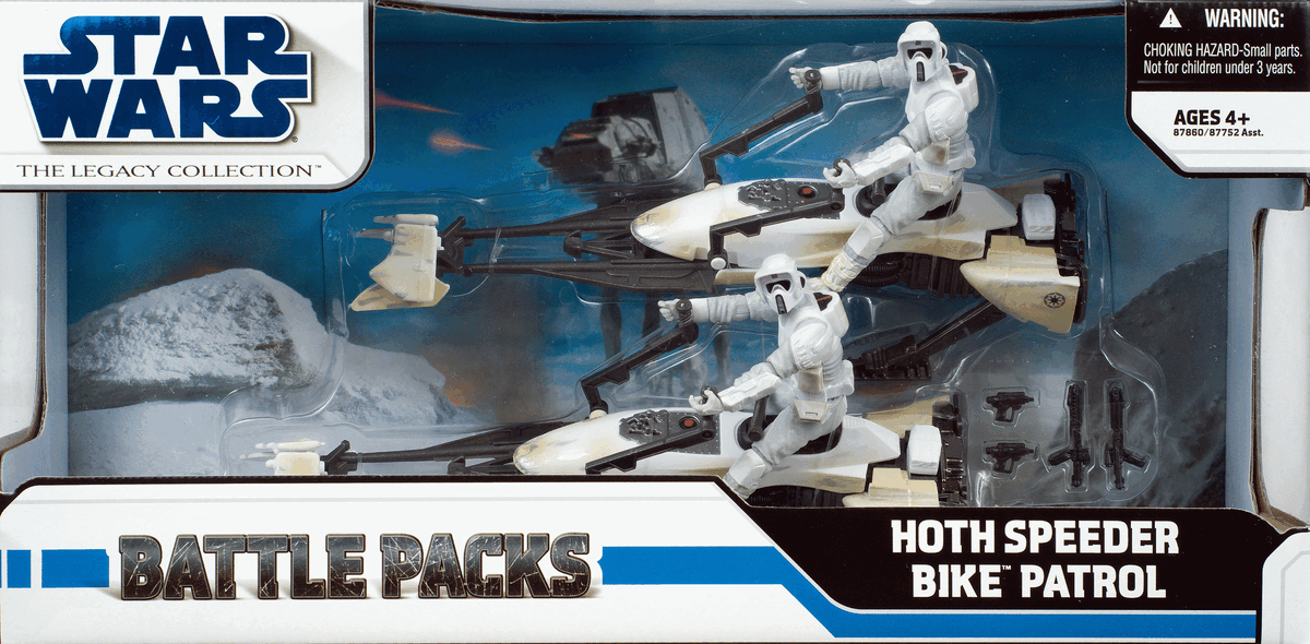 Hoth Speeder Bike Patrol (87860) | Star Wars Merchandise Wiki | Fandom