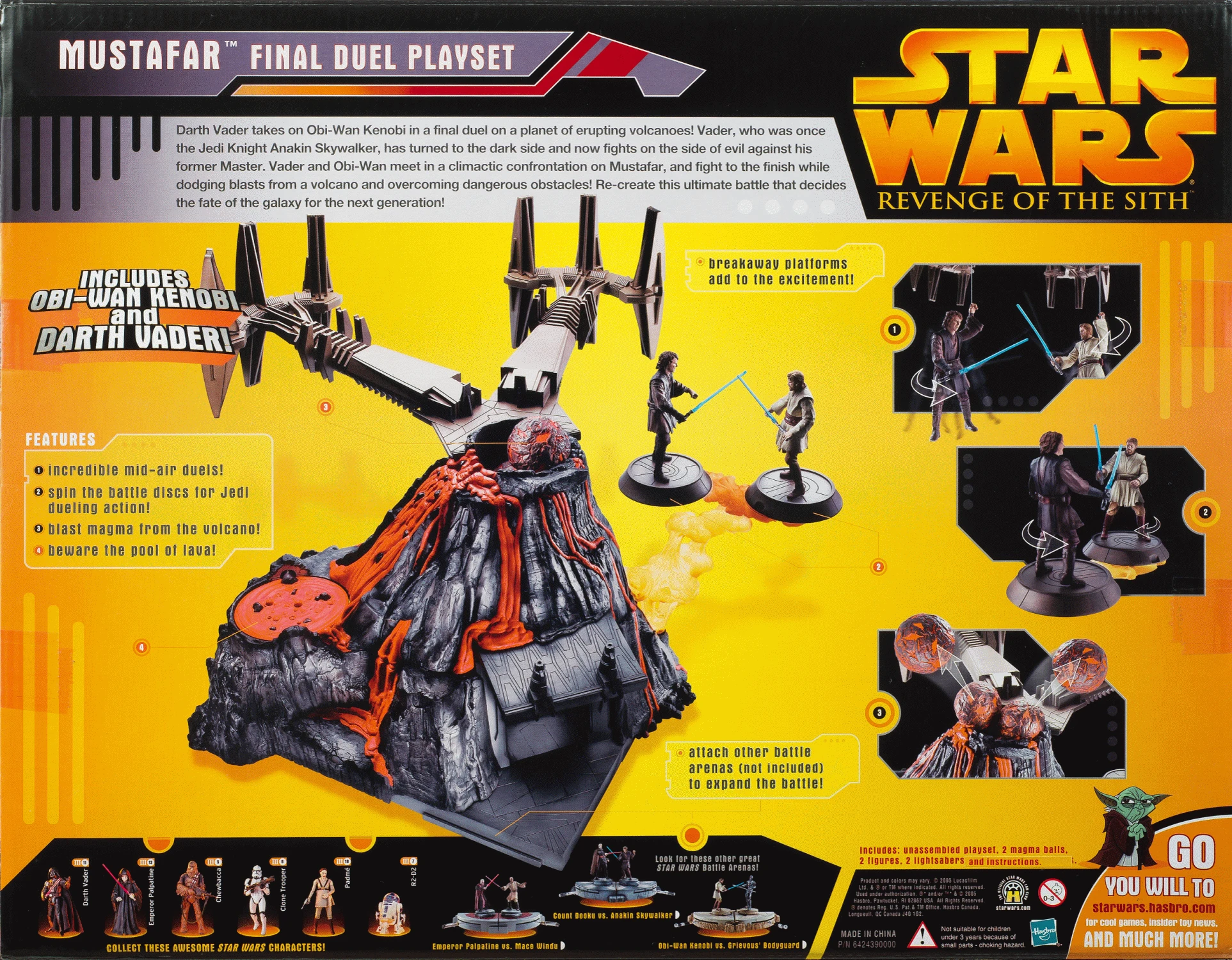 Mustafar: Final Duel Playset (85243) | Star Wars Merchandise Wiki