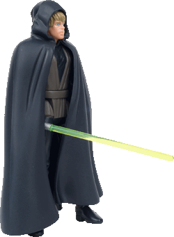 Star wars power of the force best sale luke skywalker jedi knight action figure