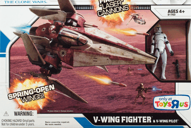 V-Wing Fighter & V-Wing Pilot (91763) | Star Wars Merchandise Wiki | Fandom