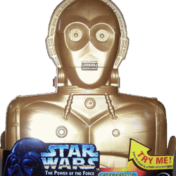 Talking C-3PO Carry Case 1996 STAR WARS Power of the Force