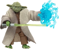 Action Figure Star Wars Yoda Kenner - 21481 - Da The Empire Strikes Back - Con Spada Laser E Confezione Vintage - 2