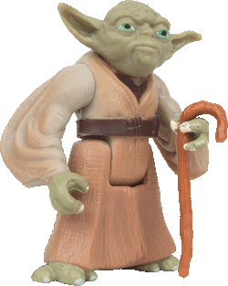 Yoda with Jedi Trainer Backpack and Gimer Stick (69586) P