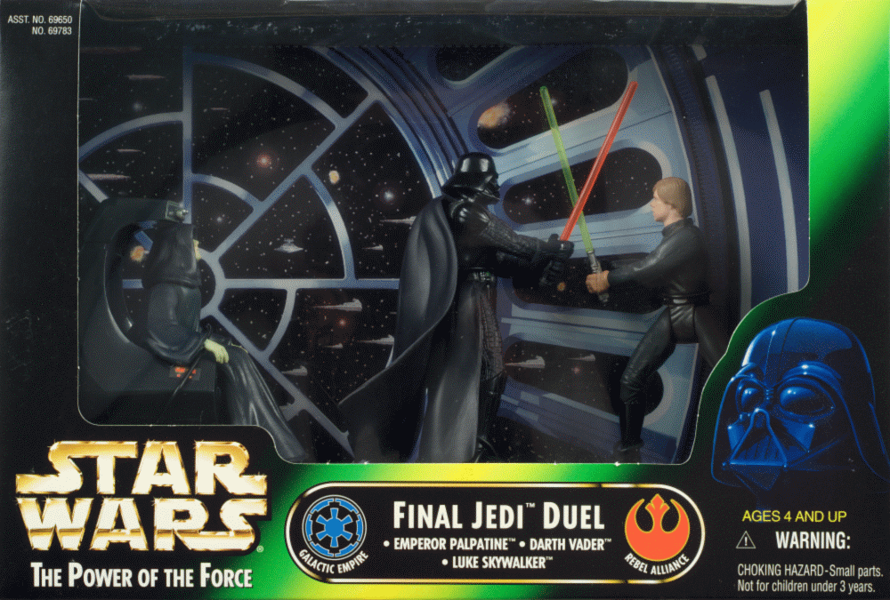 Luke Skywalker Final Jedi Duel Star Wars Power Of The Force 2 1997 