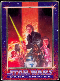 Star Wars Dark Empire Embossed Metal Collector Cards Metallic Impressions