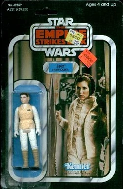 Kenner Vintage Star Wars Figure Leia Hoth Outfit 100 % original