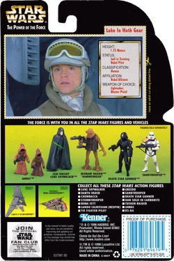 Luke Skywalker in Hoth Gear with Blaster Pistol and Lightsaber