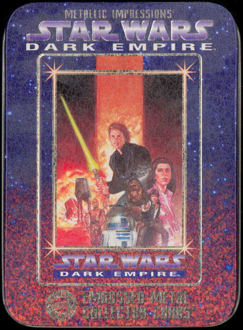 STAR WARS DARK EMPIRE II Embossed Metal Collector Cards Set of 6