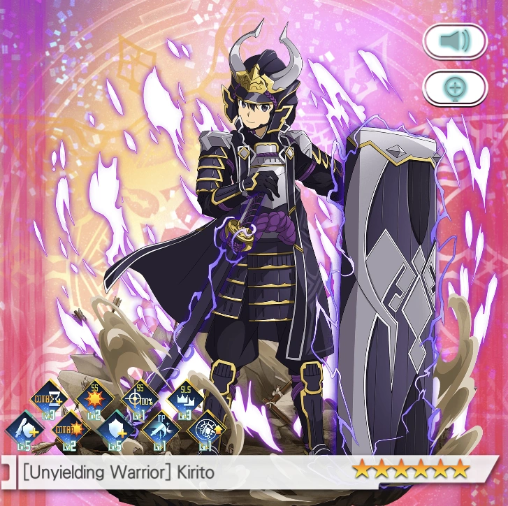 Unyielding Warrior- Kirito | Sword Art Online: Memory Defrag