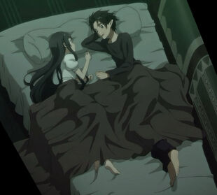 Chan.sankakucomplex.com - 1867770 - sword art online kirito yui (sao) screen capture bed black eyes black hair elf