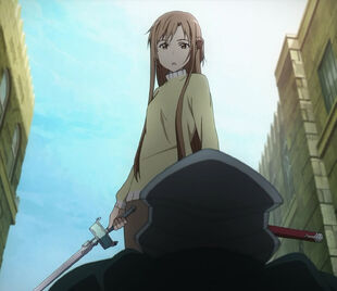 Chan.sankakucomplex.com - 1822205 - sword art online asuna (sao) screen capture 1girl at the ready building clothed cloud