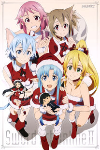 E-shuushuu.net 2014-11-08-685128 - Sword Art Online ~ Kirito, Leafa, Lizbeth, Silica, Sinon, Yui, Yuuki Asuna