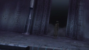 Кирито, как соло игрок с характерным Плащом Полуночи.