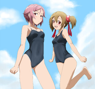 Lisbeth and silica sword art online drawn by akou phoenix777 686ac54a574c42cf00d538c217be74be