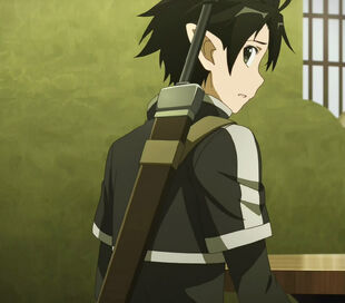 Chan.sankakucomplex.com - 1873668 - sword art online kirito screen capture 1boy back black eyes black hair elf