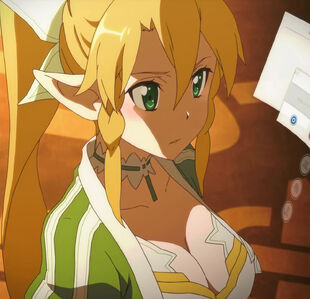 Chan.sankakucomplex.com - 1867768 - sword art online leafa screen capture 1girl blonde blush breasts buttons