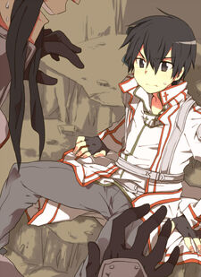 Sword art online - Pixiv Id 1024477 Kirigaya Kazuto Kuradeel Duo Male Short Hair Two Males