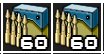 High calibre rounds-stacks