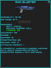 Rad-Blaster info