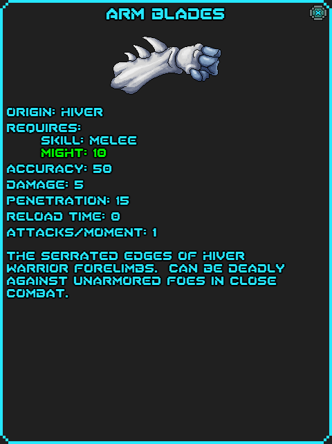 Arm Blades