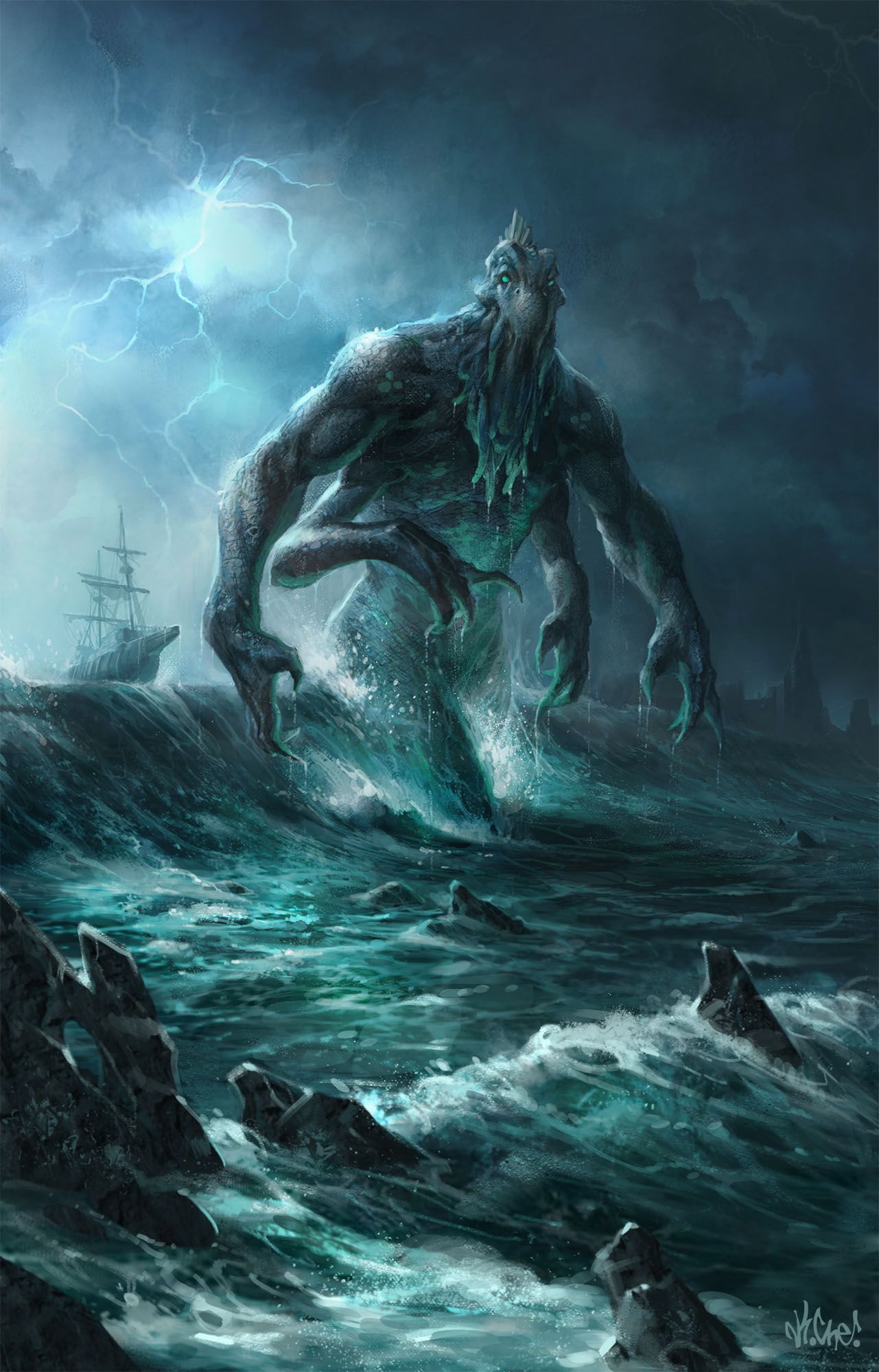 giant sea monster found