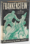 Frankenstein by Mary Shelley, illustrated by Nino Carbe