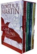 A Game of Thrones by George R.R. Martin, four-volume box set