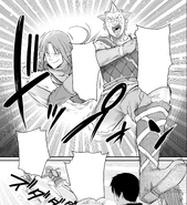 Lind and Kibaou rushing out of the Teleport Gate in Rovia - Barcarolle manga c2