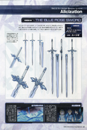 Dengeki Maou SAO 10th Anniversary Special - Blue Rose Sword concept art
