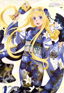 Alice on an Alicization War of Underworld pinup from Animedia Magazine January 2020 issue.