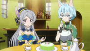 LS Seven and Sinon during teatime