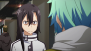 Kirito's reaction to Sinon's advice for his weapons.