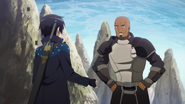 Agil and Kirito talking about Asuna.