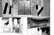 Asuna and Kirito discovering a room full of boxes inside the Fallen Elf Hideout on the 4th Floor - Barcarolle manga c9