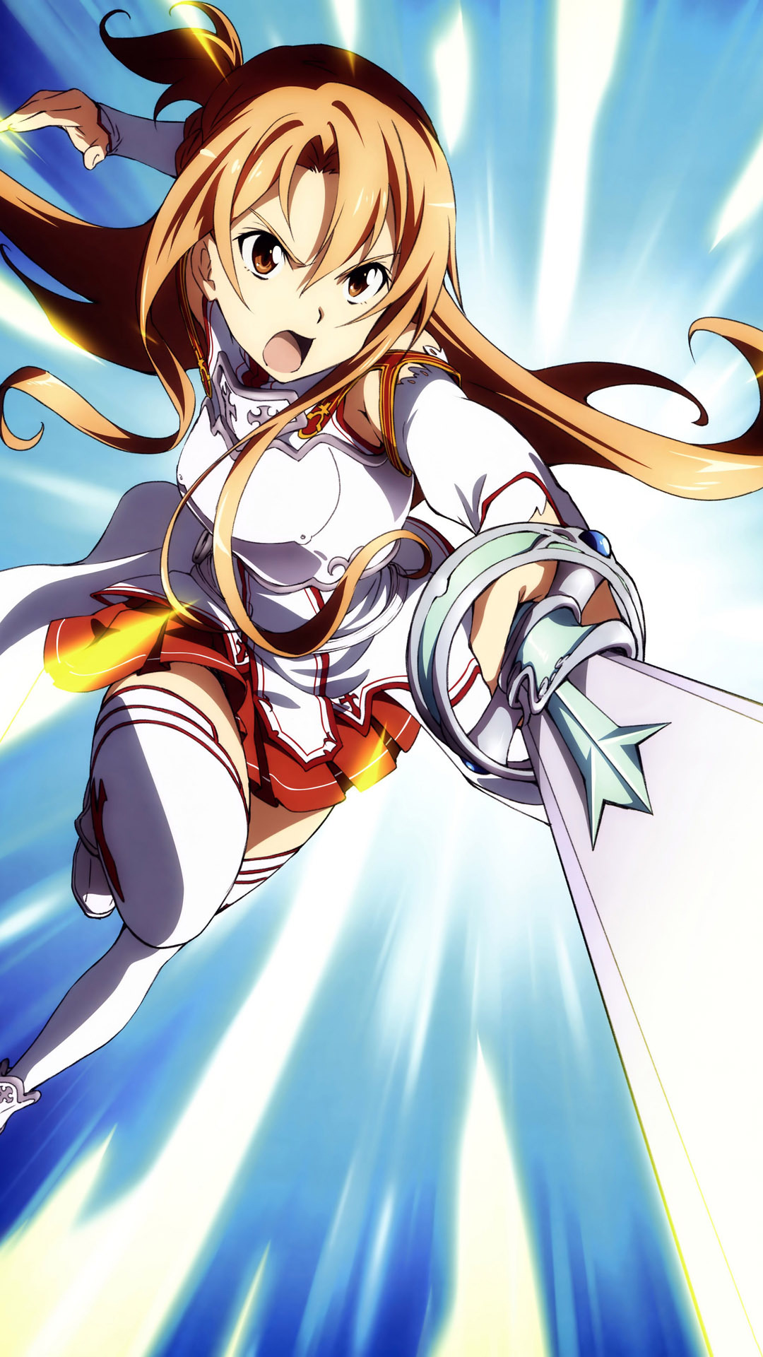 kirito and asuna wallpaper portrait