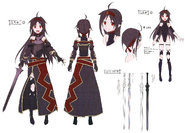 A Scan of Yuuki's design from the "2nd Season Animation" artbook.