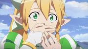 Leafa in shock