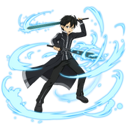 Kirito using Skill Connect