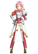 Lisbeth's in-game character model for Sword Art Online: Lost Song