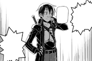 Kirito hoping that Asuna would join him in the fight against Asterius.