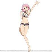 One of Lisbeth's swimsuit designs in Sword Art Online:Code Register
