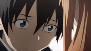 Kirito worrying about Asuna