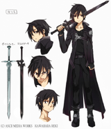 Original character design by abec for the Sword Art Online Light Novel Volume 1
