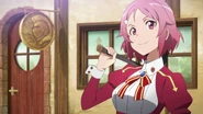Lisbeth in the anime's first season's first opening.