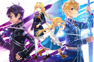 OS Rulid Trio illustration by IsII for the Alicization anime's ending