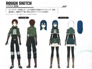 Protagonist concept from Fatal Bullet Guide