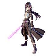 Kirito's original GGO avatar design for Sword Art Online: Fatal Bullet