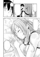 Kirito discovering Asuna sleeping in her room - Barcarolle manga c9